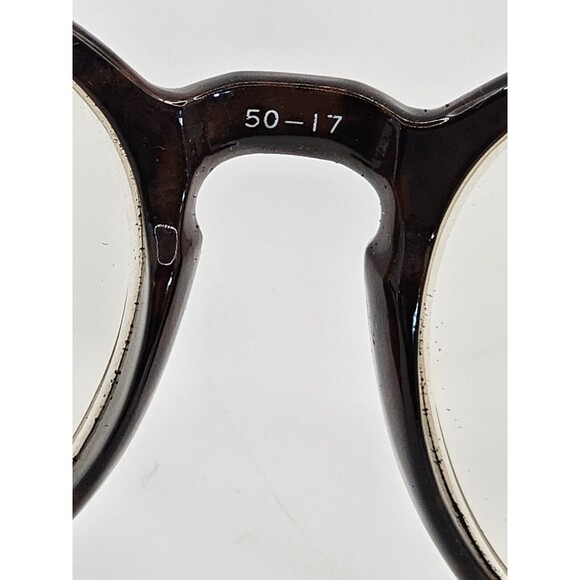 Benetton Oxford Brown Tortoise Eyeglasses Japan 013 50/17 140 FRAMES ONLY VTG - Picture 7 of 10